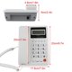 thumbnail image 1 of Teléfono con cable Teléfono estándar con función Función de flash para el hogar para el hotel para la oficina para familias para personas mayores Khall Tendencias, 1 of 6