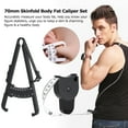 thumbnail image 2 of Body Fat Caliper Portable Handheld Fat Measurement Tool with Body Tape Measure, 2 of 8