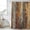 Peru, variant on Brown Gray Shower Curtain, Waterproof Shower Curtains for Bathroom, Farmhouse Abstract Gradient Wooden Grain Washable Fabric Bathtub Curtain Set Bath Decor with 12 Hooks 72"x78"