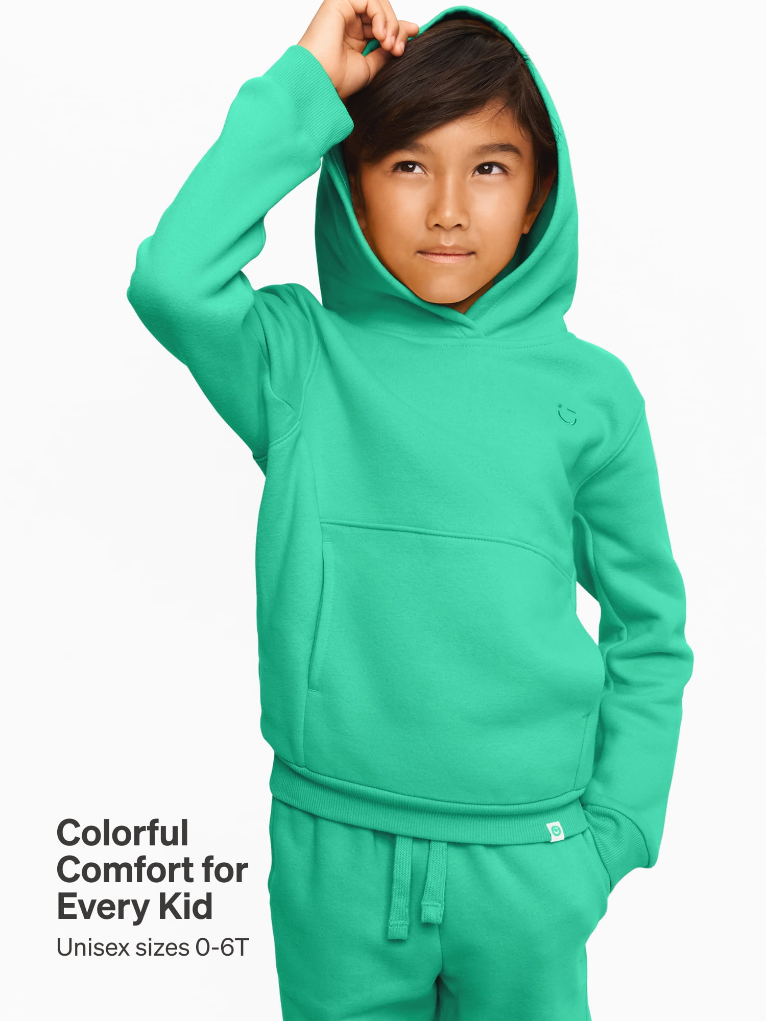 Color Mix by Garanimals Kids Fleece Sweatpants, Sizes 6–16
