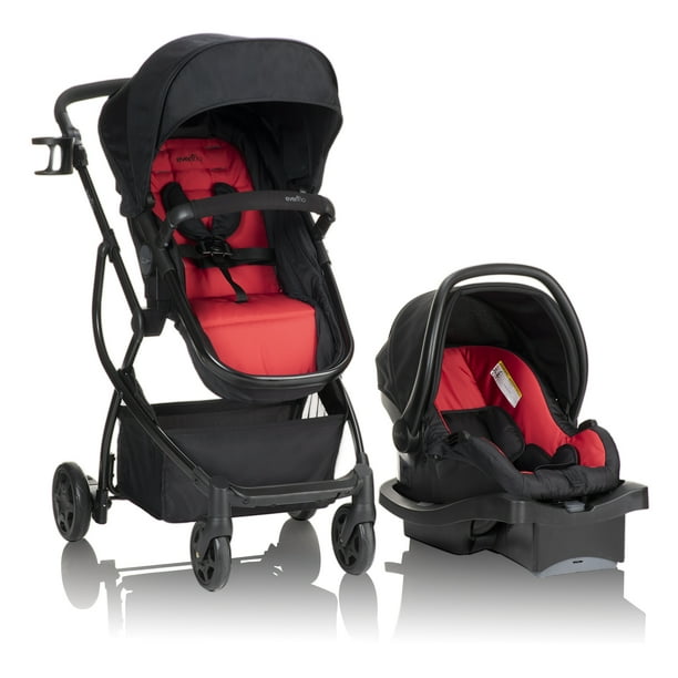 Evenflo Urbini Omni Plus Travel System With Litemax Infant Car Seat Classic Red Walmart Com Walmart Com