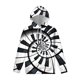 thumbnail image 3 of Sudadera con capucha con estampado de teclado de piano en blanco y negro para hombre, sudadera clásica con estampado 3D, sudadera de manga larga, sudadera informal de calle, 3 of 5