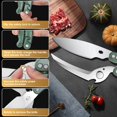 thumbnail image 5 of （Green）Detachable Poultry Scissors, Shark Tooth Kitchen Scissors, Professional Multi-Function Kitchen Scissors for Cutting Bones, Meat, Poultry, Vegetables and Seafood,MU, 5 of 5