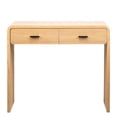 thumbnail image 4 of 2-Drawer Wood Console with Metal Handles Modern Design Style Living Room, 4 of 9
