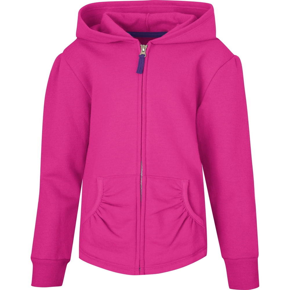 Hanes Girls' FullZip Hooded Sweatshirt