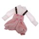 thumbnail image 2 of Ropa de la muñeca Yotijar Ropa de la muñeca Traje blanco y rosa, 2 of 9