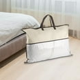 thumbnail image 6 of Pillow Storage Bag Blanket Organizer Quilt Tote Non Woven Durable Material for Home Dorm Bedroom, 6 of 9