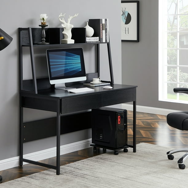 CLEARANCE! Home office Computer Desk with Hutch/ Bookshelf, Desk with