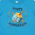 thumbnail image 4 of Inktastic Happy Hanukkah Dreidel and Laurels Boys or Girls Baby T-Shirt, 4 of 5