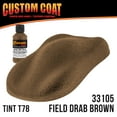 thumbnail image 2 of Custom Coat 33105 Field Drab Brown T78 Urethane Spray-On Truck Bed Liner, 2 Quart Kit with Spray Gun, 2 of 8
