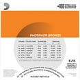 thumbnail image 3 of D'Addario EJ15 Guitare Acoustique Bronze Phosphor, Extra Light, 10-47, 3 of 4
