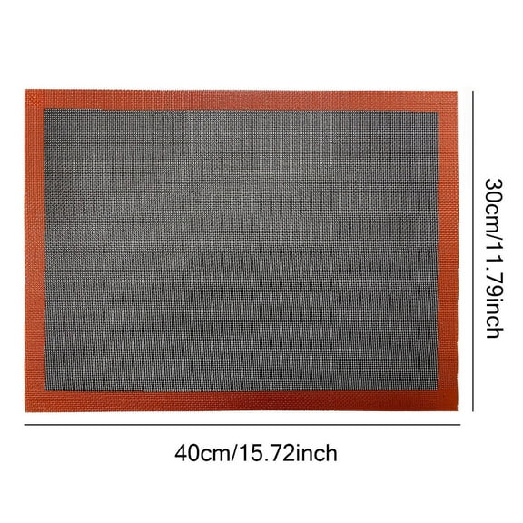 XMMSWDLA Non-Stick Oven Liner Perforated Mat for Baking, Macaron Cookie Bread Mold For Baking,Silicone baking Mats Tools Oven Sheet Bakeware(15.8" x 11.9")