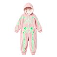 thumbnail image 2 of Ticikt Kids Skeleton Hooded Onesie, Fleece Zip‑Up Halloween Cosplay Costume Warm Loungewear One‑Piece Sleep Jumpsuit,13-14 Years, 2 of 4