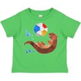 thumbnail image 3 of Inktastic Cute Otter and Beachball Boys or Girls Toddler T-Shirt, 3 of 5