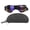 Blue, variant on NFTIGB Dog Goggles Windproof UV Protection Dog Sunglasses for Medium to Large Dogs Outdoor Walking Everyday Protective Pet Eyewear Kit Red 7.87 inches / 20 cm