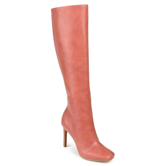 Journee Womens Glenda-WC Wide Calf Stiletto Heel Boots