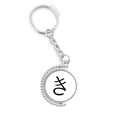 thumbnail image 1 of japanese hiragana character ki rotatable keyholder disc accessories chain clip, 1 of 3