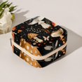 thumbnail image 5 of PhooArto Small Jewellery Box, Mushrooms and Butterflies Pattern Portable Travel Mini Jewelry Case for Women Leather Ring Organizer, 5 of 5