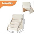 thumbnail image 2 of Wood Place Card Display Stands for Postcards Earring Display Cards Holder Rectangle Bisque 265x280x445mm, 2 of 5