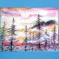 thumbnail image 3 of CafePress - Landscape, Colorful Art! T Shirt - Women's Traditional Fit Dark T-Shirt, 3 of 4