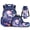 Axolotl Starry Sky, variant on Binienty Portable Kids Backpack Set with School Bookbag Lunch Box Tote Pen Bag Cup Protector, 4 Pcs Set School Backpack Set Suitable for Elementary School Camping