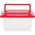 thumbnail image 1 of Shisuyan Portable Fish Tank Handheld Aquarium Fish Tank Transparent Turtle Box Pet Hamster Box, 1 of 8