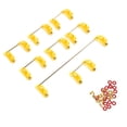 thumbnail image 3 of Minkissy 1 Set Brass Square Professional Design Satellite Switch Mechanical Keyboard with Multi-Device Compatibility, 3 of 8