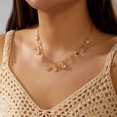 thumbnail image 3 of NICKSUN Vintage Gold Ocean Charm Choker Necklace, Boho Beach Vacation Dainty Paperclip Chain with Starfish, Seashell, Seahorse & Marine Animal Pendants, Elegant Coastal Statement Jewelry, 3 of 7