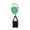 Retractable lighter case green, variant on 2026 Outdoor Retractable Lighter Case Solid Color Round Retractable Buckle Pull Cord Holder ID Holder Anti-Loss Device