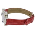 thumbnail image 4 of GlassOfVenice Murano Millefiori Watch With Leather Band - Silver Red Multicolor, 4 of 5