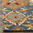 thumbnail image 3 of Safavieh Heritage Reanna Oriental Wool Runner Rug, Camel/Blue, 2'3" x 12', 3 of 8