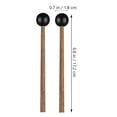 thumbnail image 2 of LEORX 4Pcs Drum Mallets for Pop Players 11x07x68in, 2 of 8
