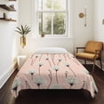 thumbnail image 4 of Pink Spring Floral Tapestry for Bedroom Wall Hanging Tapestry, Watercolor Botanical Summer Ceiling Backdrop Tapestries Poster Blanket Wall Decor for Teens Room Living Room Dorm 51" x 59", 4 of 8