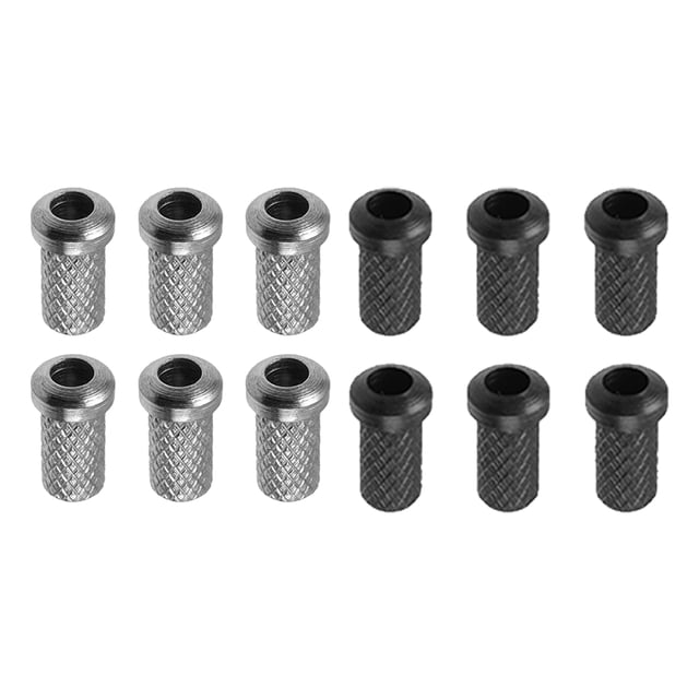 Montaje de cuerdas de guitarra eléctrica Yuyangstore 12 piezas A través del cuerpo 9 x 5 mm