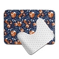 thumbnail image 6 of Xecao Cute Foxes 2-Piece Vintage Seamless Anti-Skid Mat Set, featuring a stylish pattern for a safe and elegant toilet rug experience, 6 of 6