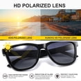 thumbnail image 2 of Gafas de sol KunChu polarizadas con protección UV400 para hombres y mujeres, 2 of 7