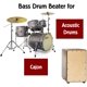 thumbnail image 4 of Paquete de accesorios para batería Adoro Silent Sticks & Bass Drum Beater, 4 of 9