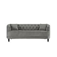 thumbnail image 2 of Chic Home Holly Sofa, Grey Velvet, 2 of 3
