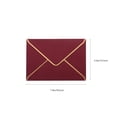 thumbnail image 4 of IFANLANDOR 10Pcs Dark Red Invitation Envelope for Bridal Shower Wedding Party Paper, 4 of 5