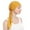 Yellow, variant on Pavied Durags Head Scarf Women India Beading Muslim Stretch Turban Hat Cotton Hair Tail Head Scarf Wrap Hair Scarf Hats for Women Navy One Size