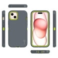 thumbnail image 7 of CoverON For Apple iPhone 15 Case, Military Grade Heavy Duty Full Body Rugged Phone Cover, Gray, 7 of 7