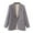 Gray, variant on TKLPEHG Work Blazer for Women 2025 Spring Fall Business Casual Cardigan Blazers Shawl Collar Slim Long Sleeve Suit Jacket (Orange,M)
