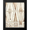 thumbnail image 2 of Vess, June Erica 19x24 Black Modern Framed Museum Art Print Titled - Tribal Impressions IV, 2 of 5