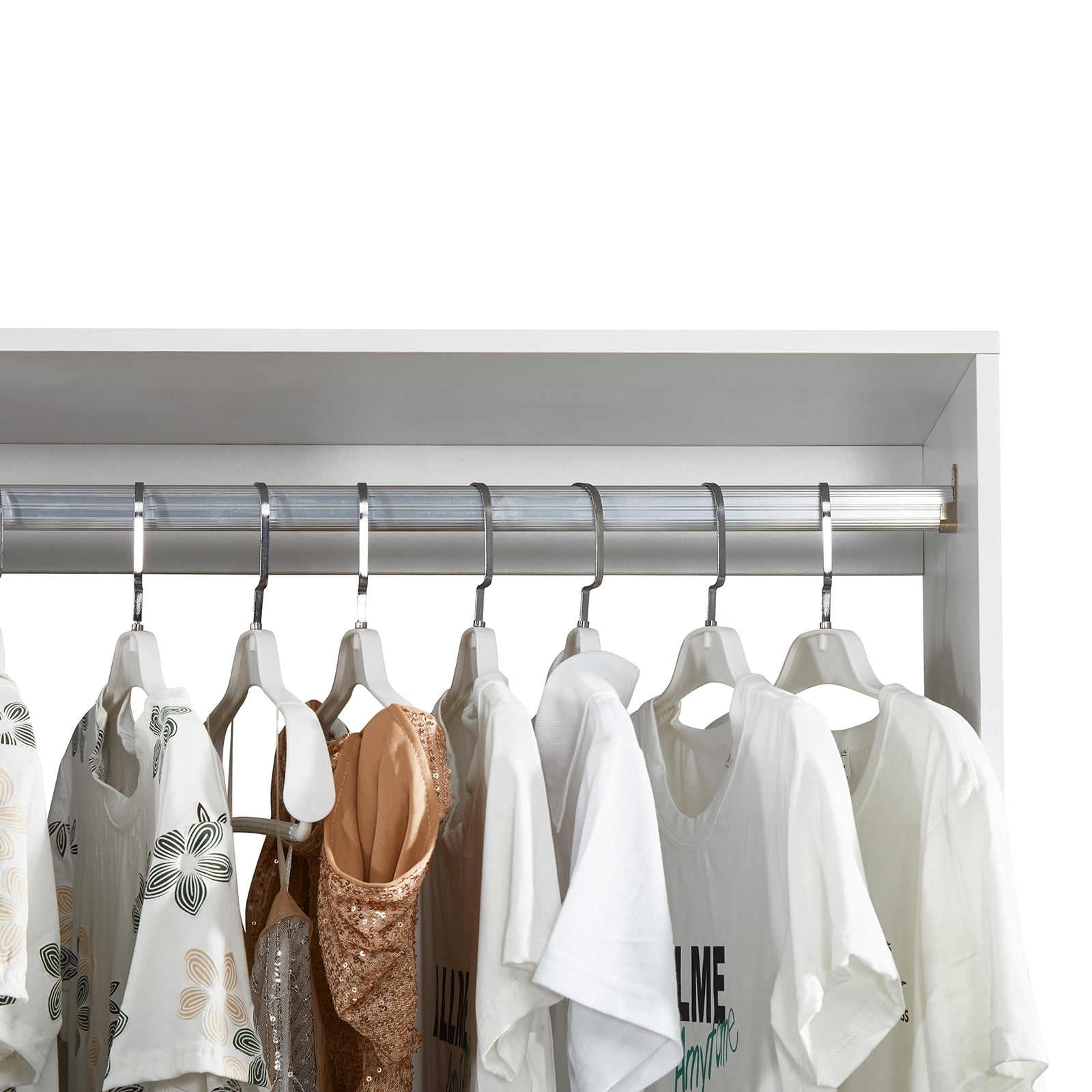 Forward Facing Clothes Rail Forward Facing Closet Rod Sophshelter