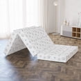 thumbnail image 4 of Floral Foldable Mattress, Different Flower Species, 78.7" x 47.2", Charcoal Grey White, by Ambesonne, 4 of 4