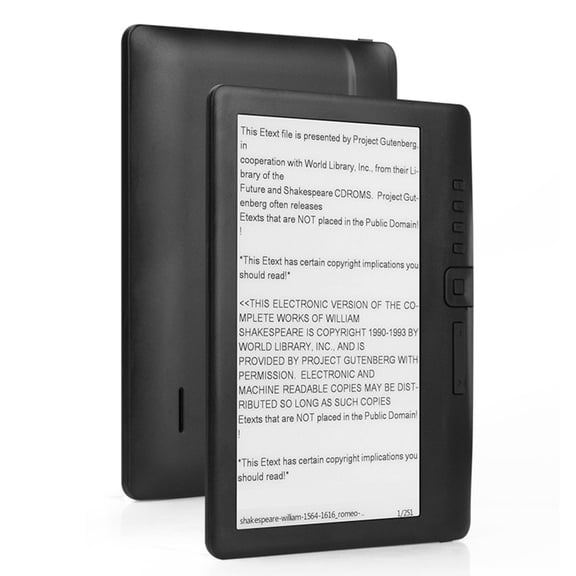 Htovila e-book,Buitl-in Battery Size Built-in Size E-book Portable E-book Buitl-in Lithium Battery Size Buitl-in inch Size E-book 7 Battery Endurance Time Battery Portable Size Built-in 7" Nebublu