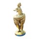 thumbnail image 1 of Adorno de gimnasio, figura de dama, escultura, centro de mesa, toma un martillo para tallar dorado, 1 of 9