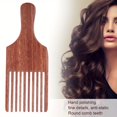 thumbnail image 4 of QJUHUNG Portable Wooden Hair Comb Anti Static Wide Tooth Comb With Handle Oil Head Comb Hair Styling Accessories For All Hair Types, 4 of 5