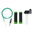 thumbnail image 1 of Kit de cubiertas para manillares de motocicleta Unique Bargains 7/8" 22mm 15/16" 24mm, antideslizante, de aleación de aluminio y goma, para motocicleta, scooter, bicicleta y ATV, color verde, 1 juego, 1 of 1