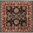 thumbnail image 2 of Safavieh Heritage Stuart Oriental Wool Area Rug, Chocolate/Red, 8' x 8' Square, 2 of 11
